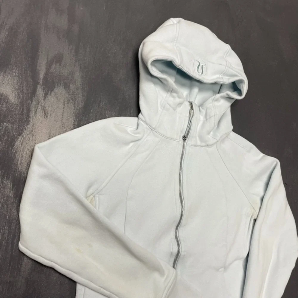 Lululemon Scuba Full-Zip Hoodie classic athletic sweater womens Sz 6 - Picture 5 of 14